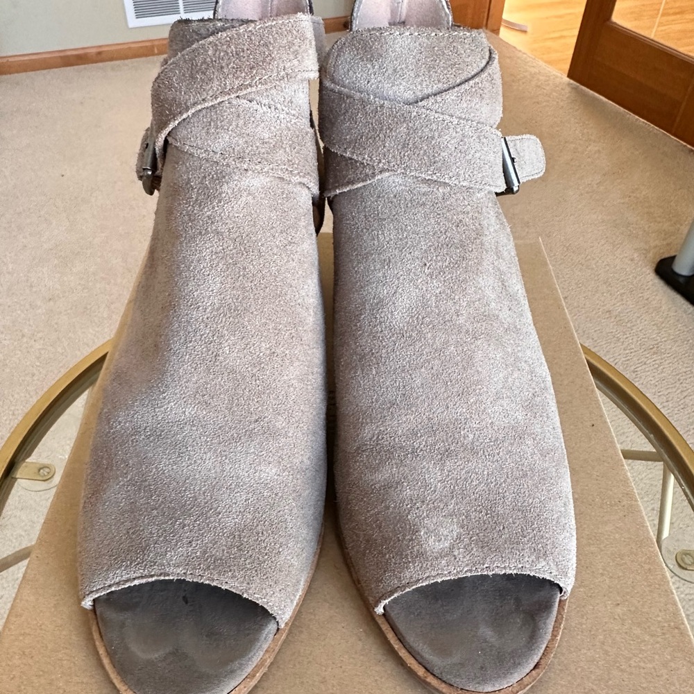 Lucky brand wedge boot .